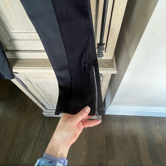 D. Exterior Legging Black Jersey Tecn + Velvet XL NWT - Picture 11 of 12